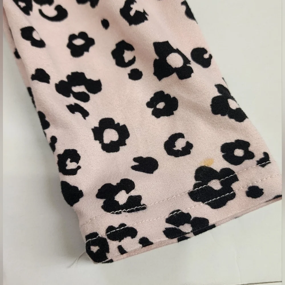 Free Style Girls Pink Leopard Print Dress, size 10